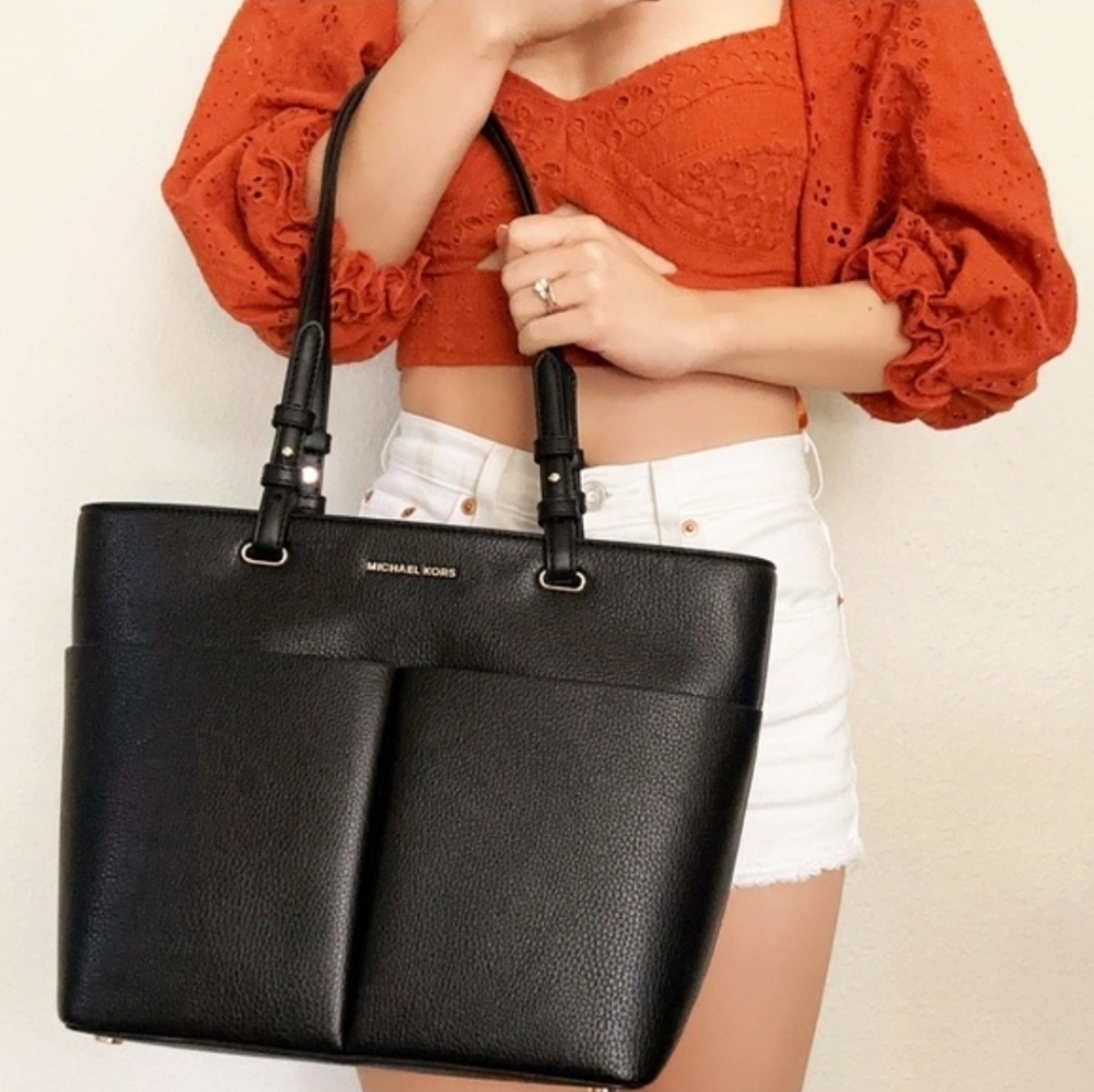 Michael Kors Bedford Medium Top Zip leather Tote